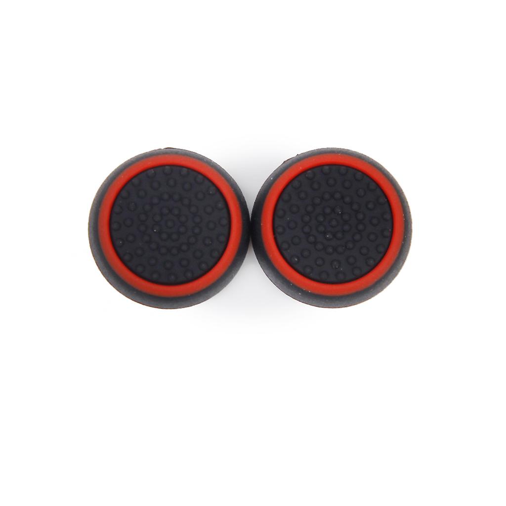 2x Joystick Thumb Stick Grip Cover Caps for Game Controller Universal Red