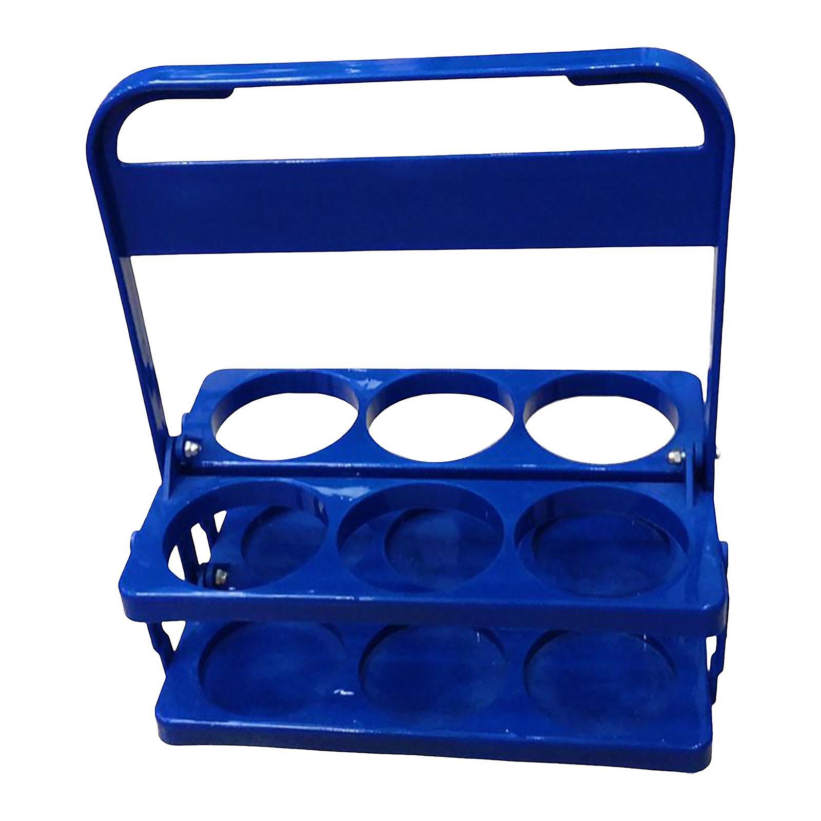 Wine Rack Wine Caddy Holder Organizer for Party Holiday Blue