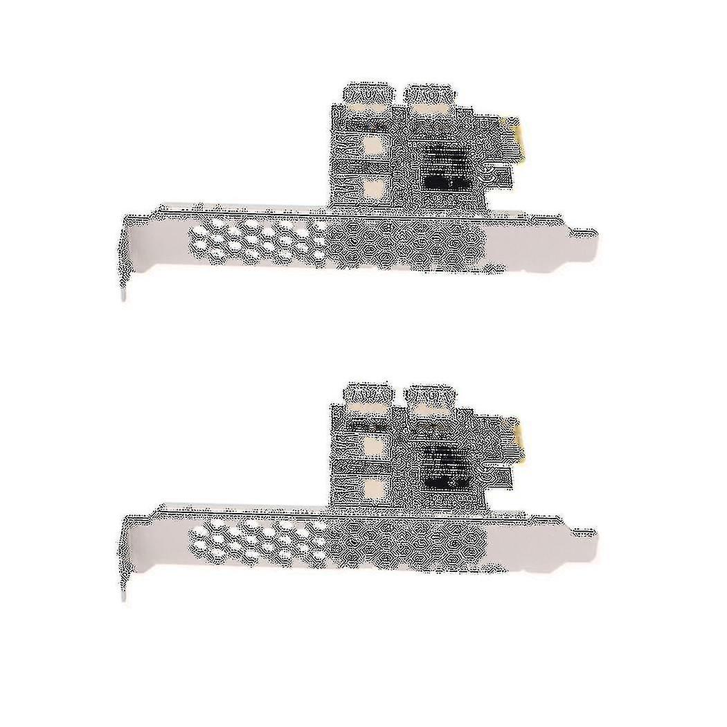 2x New 4 Ports Pcie Riser Adapter Board Pci-e 1x To 4 Usb 3.0 Pci-e Rabbet Gpu Riser Extender Ether