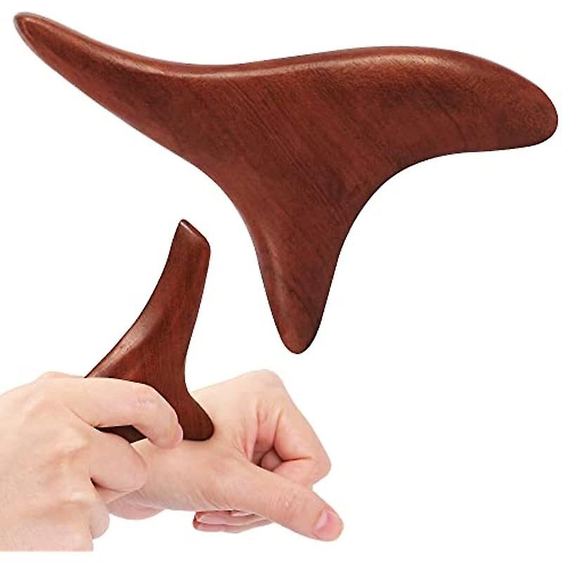 1pc/2pcs Triangle Massager - Reflexology Tools Wood Massage Tools Widely Used As Head Neck Hand Waist Calf Leg Foot Massager Small Tool But High Us
