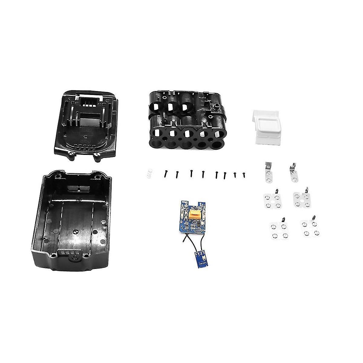 Protective Board+plastic Case For 18v Bl1850 Bl1830 Bl1860 Battery Case