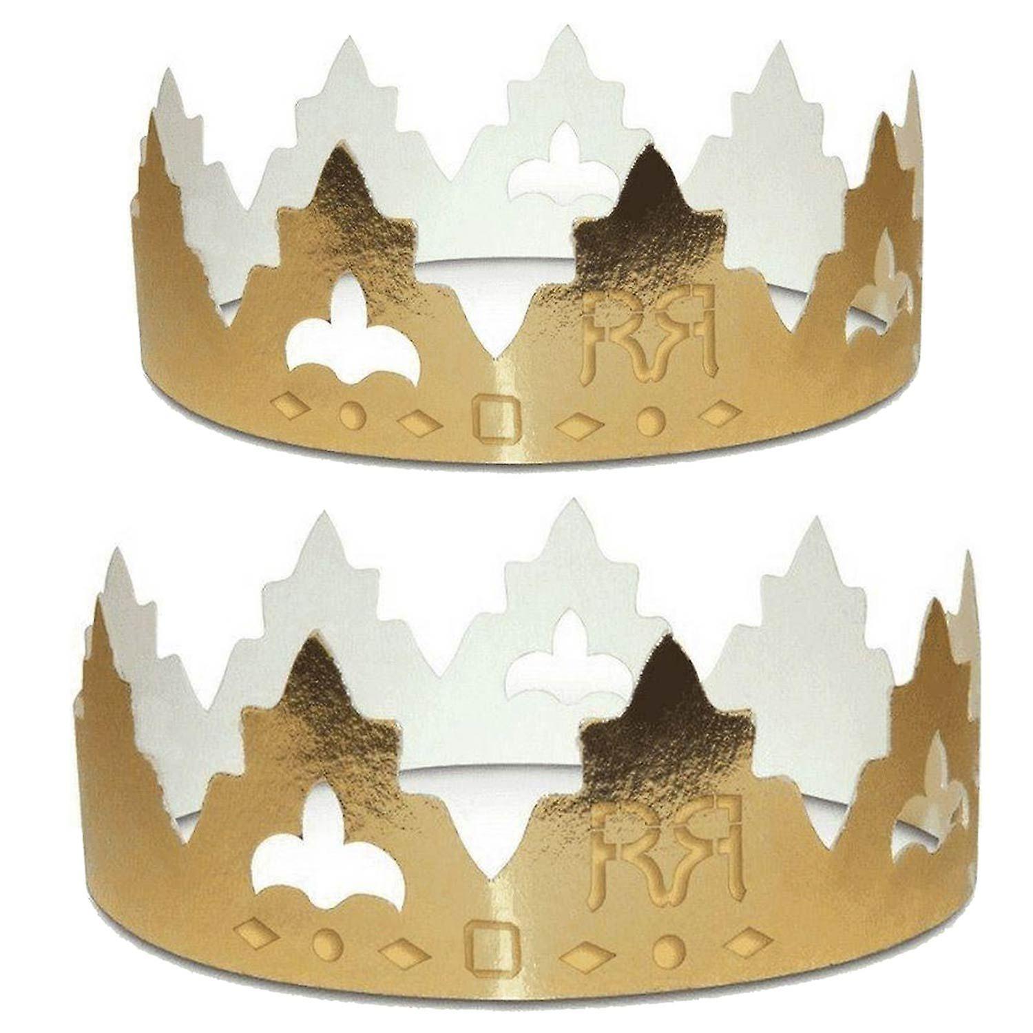 18 cardboard crowns for galette des rois - Classic
