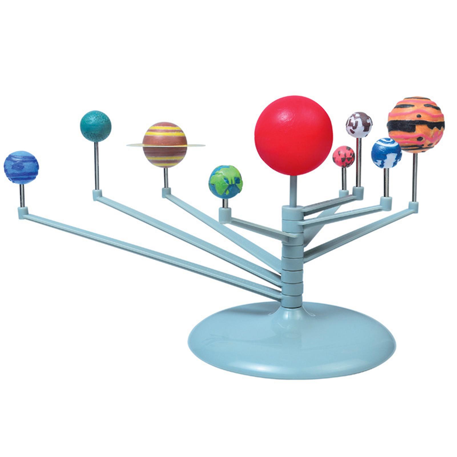 8 Planets Solar System Model DIY Assembling Teaching Aid Kids Education Toy