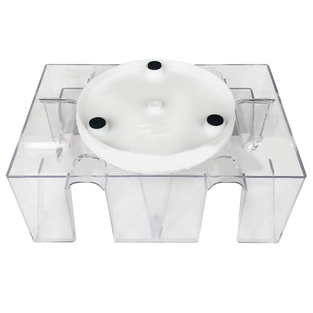 2 Deck/6 Deck Rotating Card Tray Convenient Playing Card Holder Clear Card Game Organizer