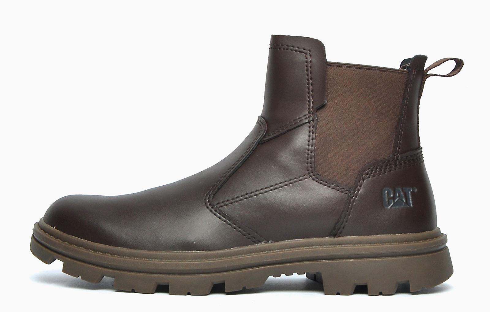 Caterpillar CAT Practitioner Leather Boots Coffee Bean