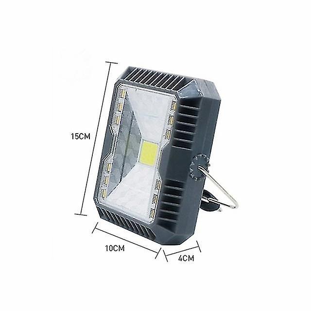 Portable Led Camping Lights 3 Mode Outdoor Tent Camping Lantern Solar Flashlights Lamp Solar+usb Rechargeable Hanging Lamps