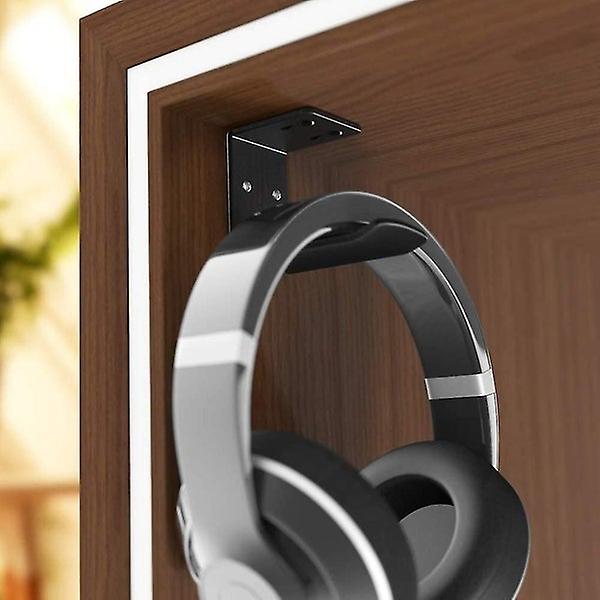 Headphones Hook Mount: Space-Saving Under Desk Holder Hanger Wall Mount