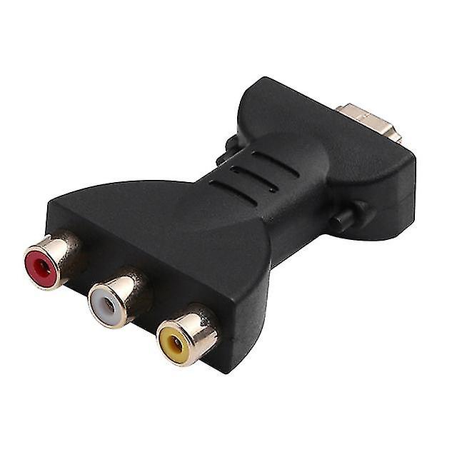 Mini hd do 3 rgb / rca Adapter wideo O Sygnał cyfrowy Av 1080p Akcesoria do konwertera komponentów do Hatv Dvd Tv Txtb1