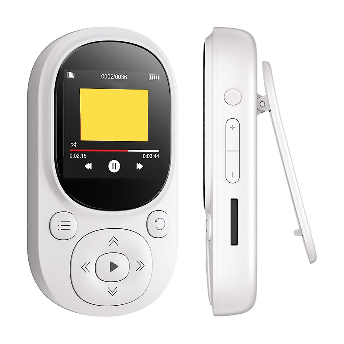 32GB Clip MP3 Player Portable Music Player Bluetooth Mp3 Mp4 Player with FM Radio Recording Pedomet