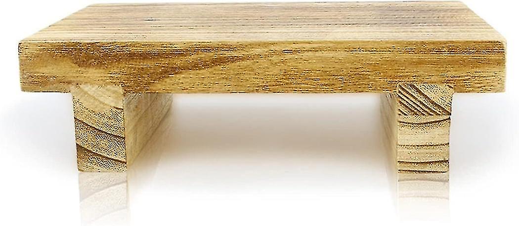 كرسي خشبي للأطفال والكبار ، مقعد قدم بجانب السرير للأسرة العالية ، مقعد خطوة قدم