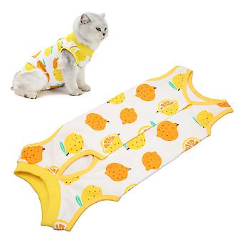 Cat Surgical Recovery Suit Breathable Prevent Licking Cotton Cat Surgery Clothing for Cat Surgery