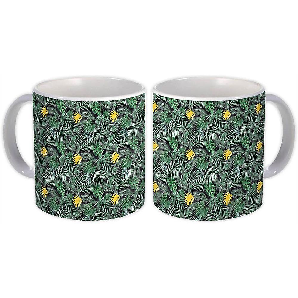 Gift Mug: Monstera Leaf Exotic