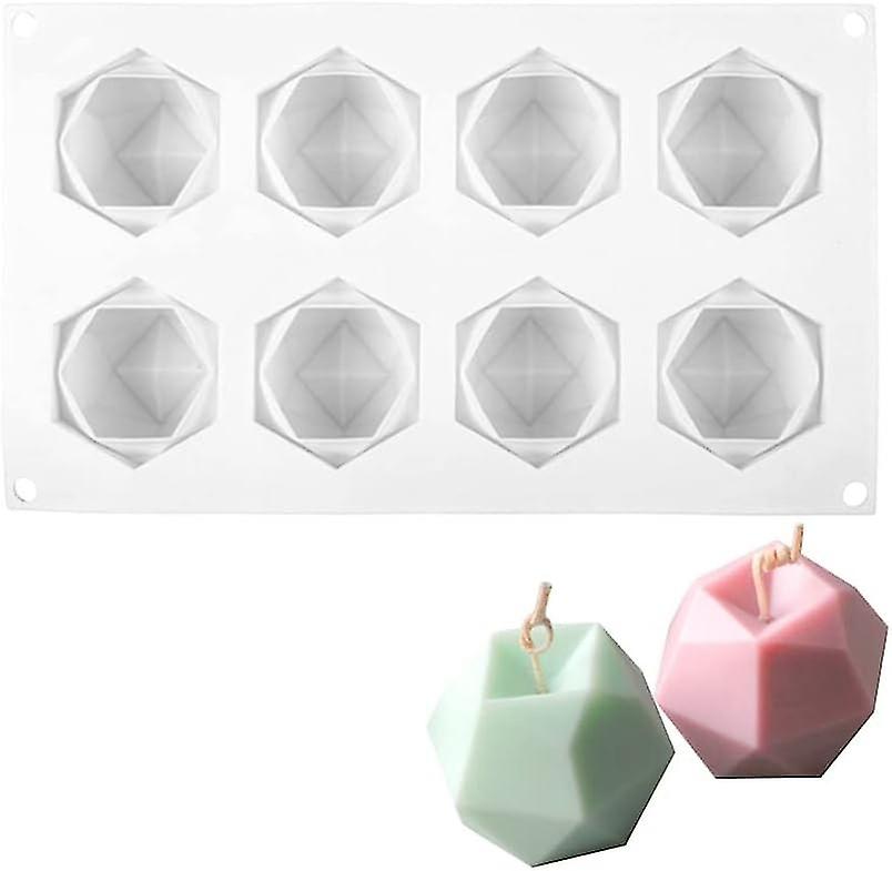 Candle Mold 1 Pieces Silicone Mold for Candles Silicone Molds DIY Candles Mold Soap Candle Shape 3D