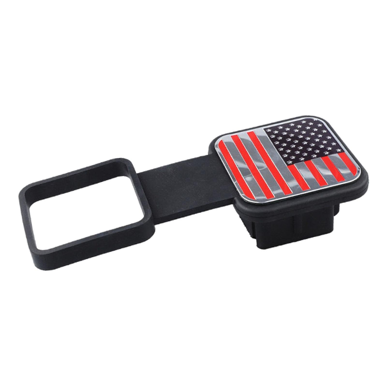 Generic Trailer Hook Dustproof Plug Easy Installation Rubber Tow Hitch Cover Red