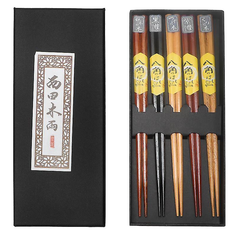 5pair Chopsticks Reusable