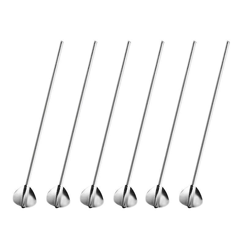 6pcs Straw Spoon For Home
