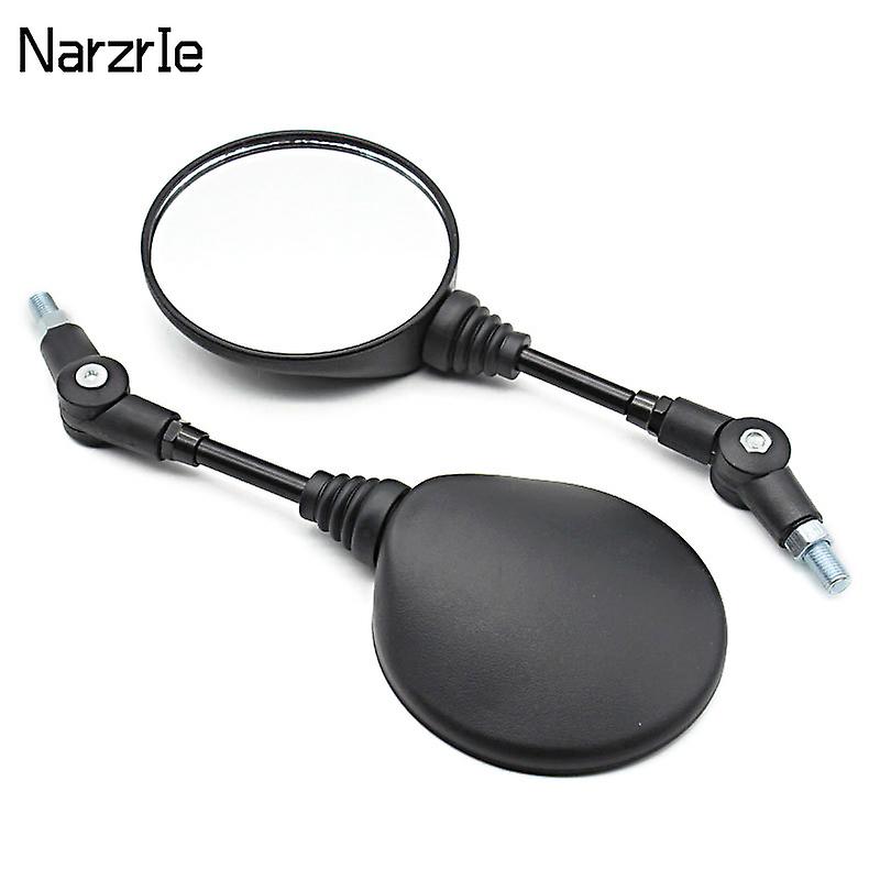 2pcs Foldable Round 10MM Scooter Rear Mirror for KTM Mirror Motocross Accessories for Bike Rearview Motorcycle Mirrors