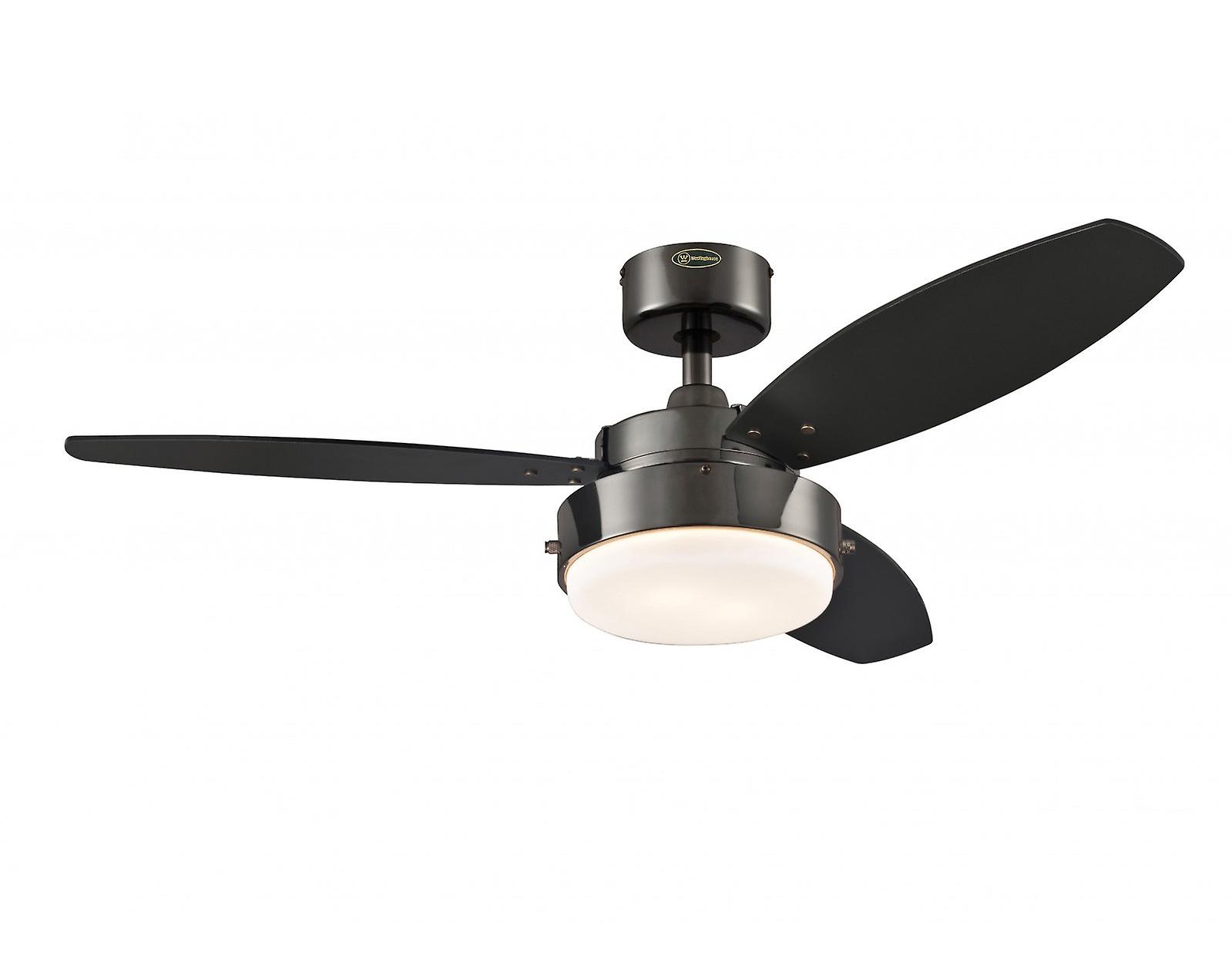 Ceiling fan Alloy Gun Metal 105cm / 42" with light