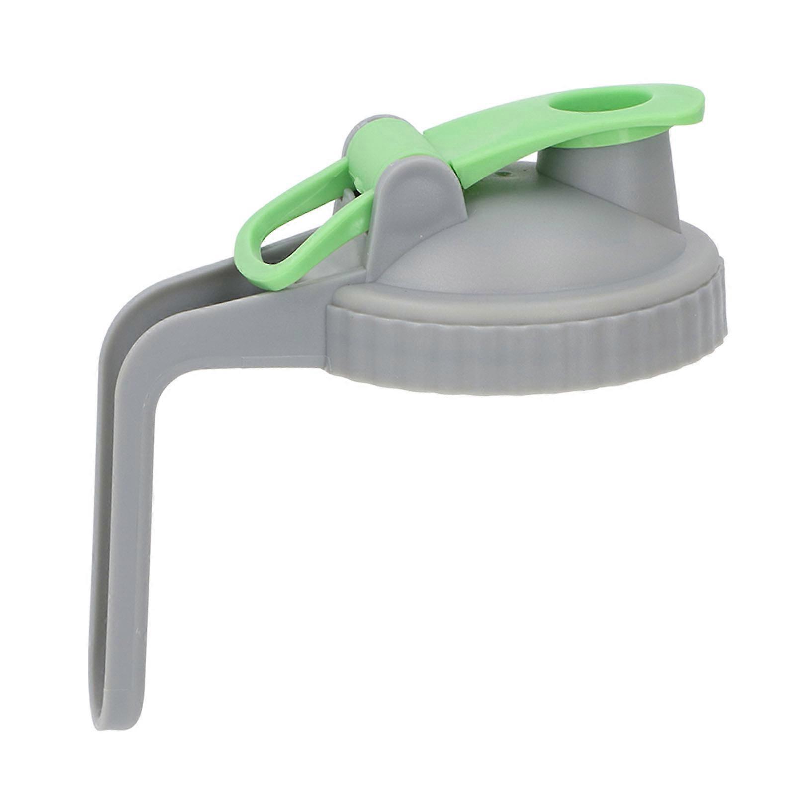 Mason Jar Lids with Handle Green Grey Sealed Easy To Carry Mason Jar Flip Cap Lid for 88mm Mason Jar