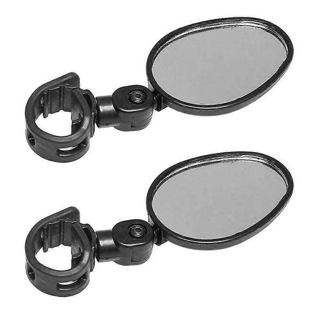 Bicycle Rearview Mirror 2Pcs Adjustable Handlebar Mirrors Silicone Handle Rearview Mirror Mountain