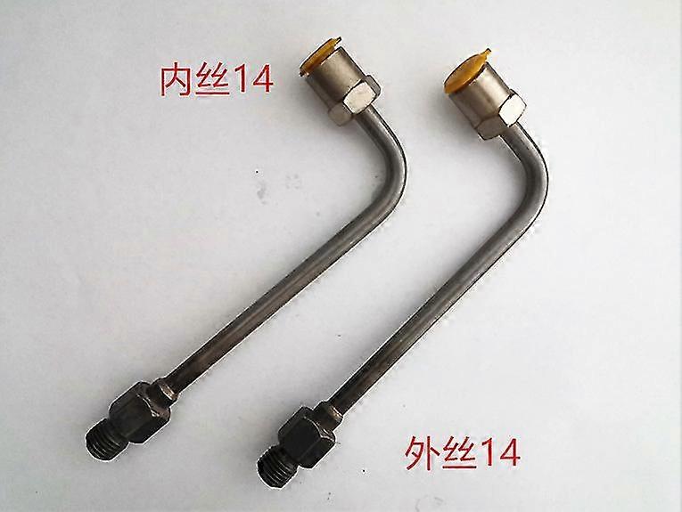 1pcs Outer Thread M12 M14 Diesel Common Rail Injector Tube Pipe Conversion Joint For   Test Bench