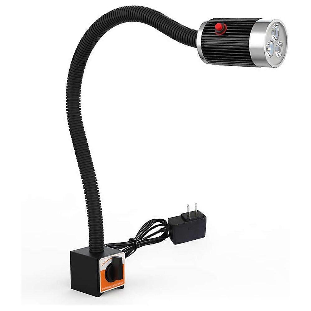 Ac110-220v 3w 6w 9w Led Sewing Machine Light Led Flexible Gooseneck Work Lamp With Magnetic Mount Base For Workbench Lathe Drill
