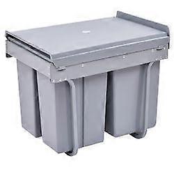 10.5 gal 3 Compartment Pull Out Recycling Waste Bin