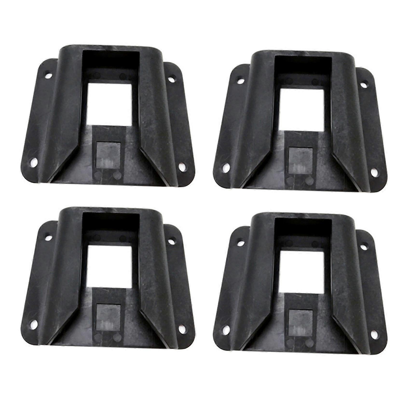 4x Bicycle Carrier Block Adapter For Folding Bike Bag Rack Holder Abs Front Carrier Block Mounting