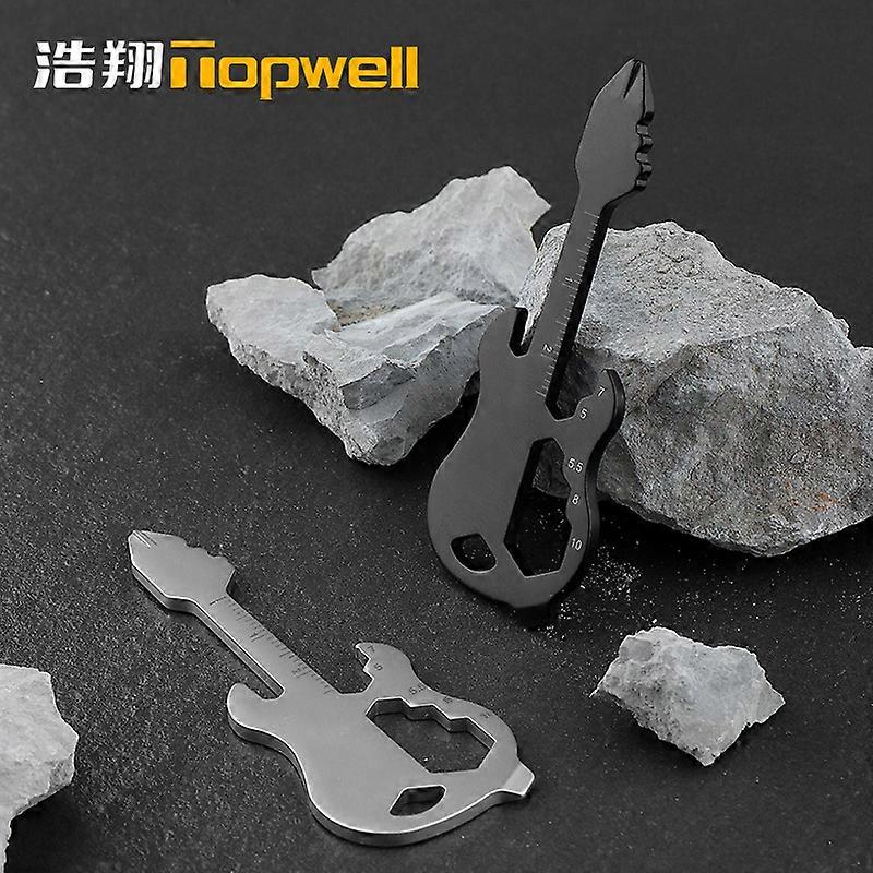 Guitar multi-function portable tool card edc portable accessories mini screwdriver bottle opener