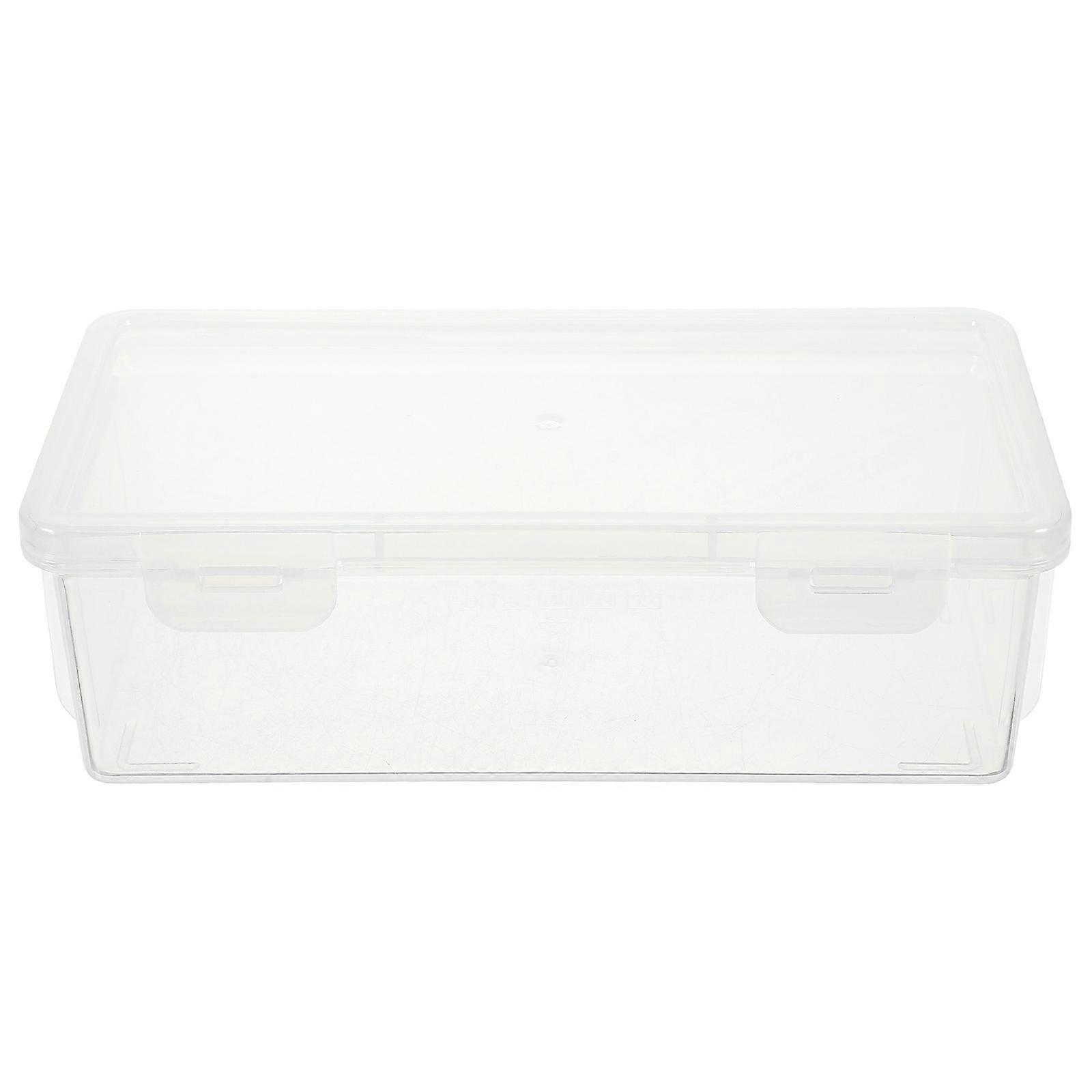 Bread Toast Box Leakproof Bread Preservation Storage Container Crisper Convenient for Food (850ml)
