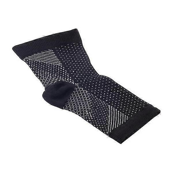 Open Toe Compression Stocking - Black