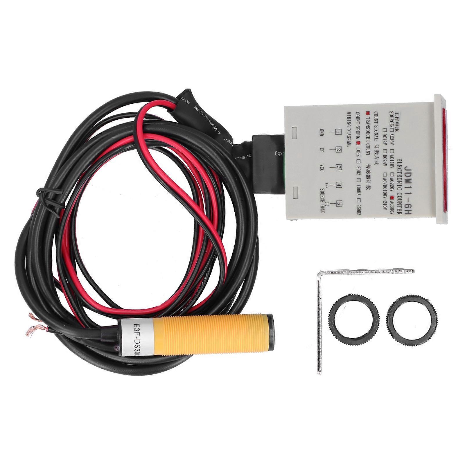 BERM Digital Display Counter Electronic Industrial Sensor Automatic Induction BEM?6H?30E4?CTAC380V