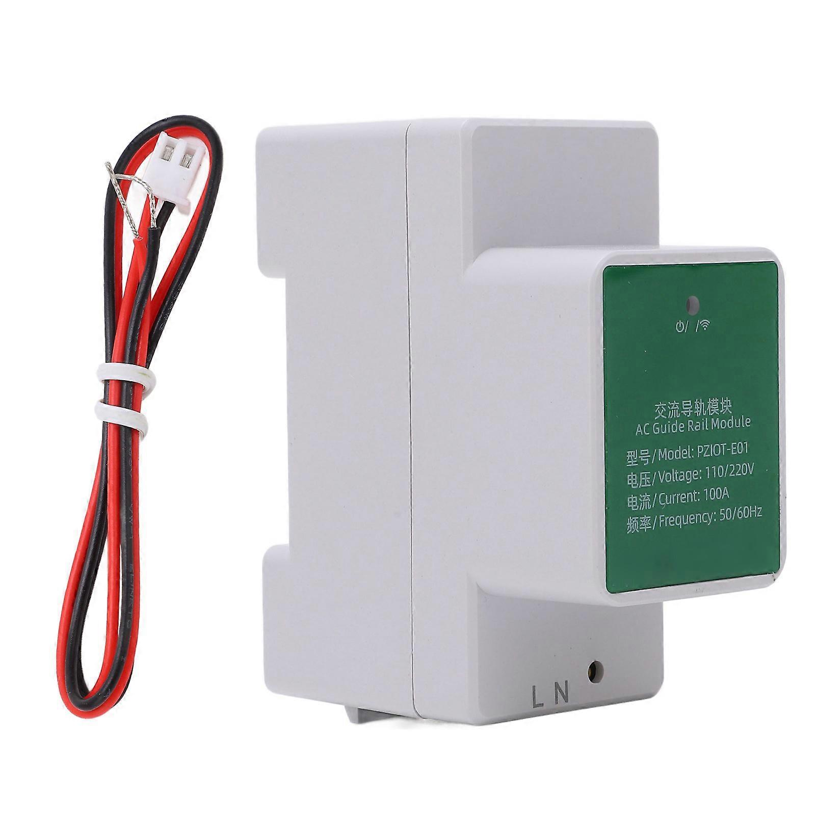 Peacefair Smart Energy Monitor Multifunctional DIN Rail Remote Control WiFi Electricity Usage Meter AC110/220V