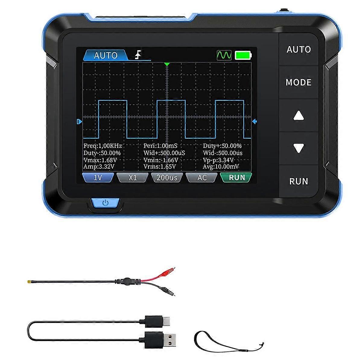 DSO153 Digital Oscilloscope Signal Generator 5MSa/S Sampling Rate 1MHz Bandwidth 2in1 Electronic Repair Tool A