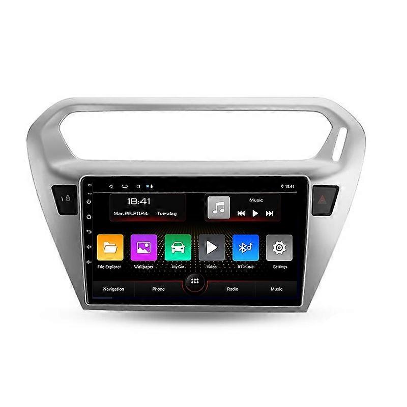 Android 12 Raido Multimedia For Peugeot 301 Citroen C-Elysee 2012-2016 GPS 2din Stereo CarPlay Auto