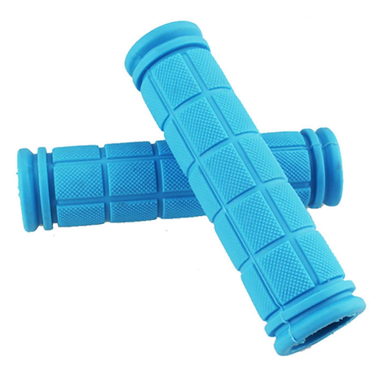 1 Pair Bike Handle Grips Wear Resistant Non-Slip Design Shock Absorption Universal Bicycle Handlebar Grips Covers Replacement Parts