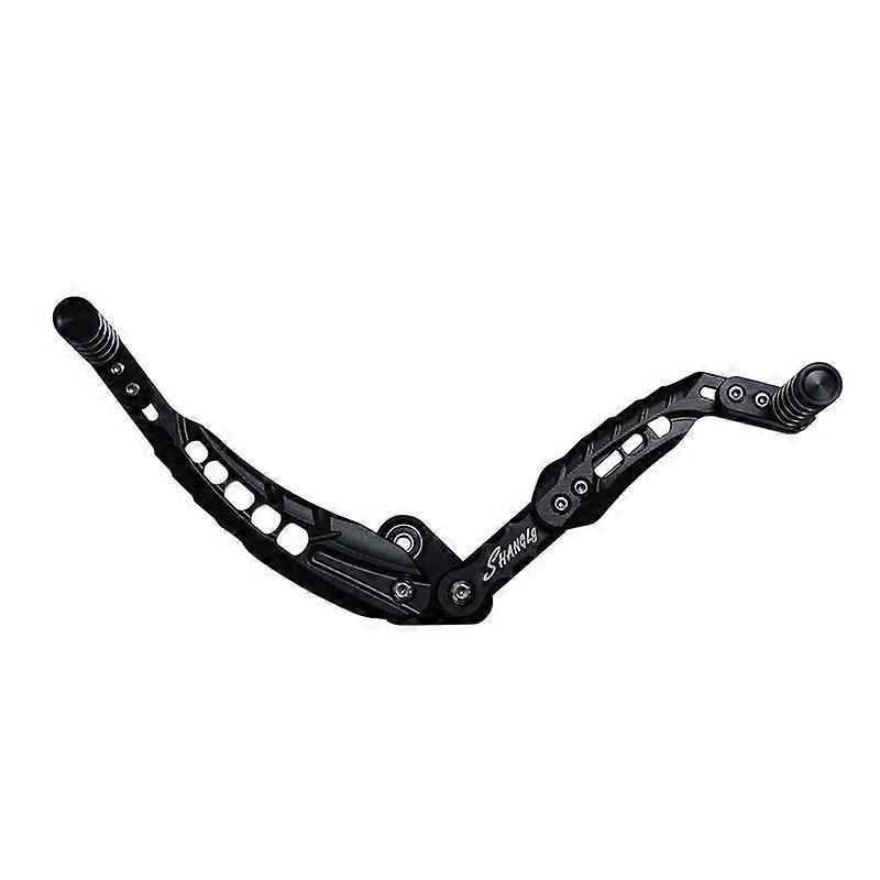 Wuji CU525 modification is no damage to the shift lever stepped on the shift lever before and after, and the gear lever was increased and widened