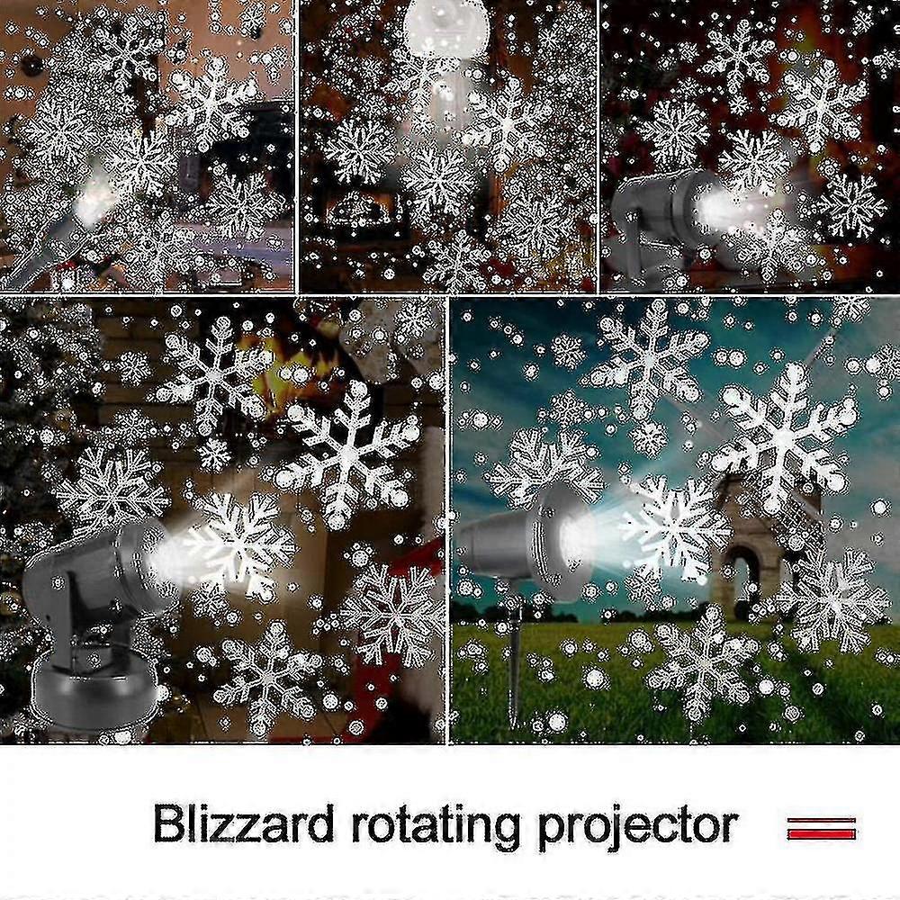 Warm Snowflake Outdoor Waterproof Led Mobile Projector Lamp