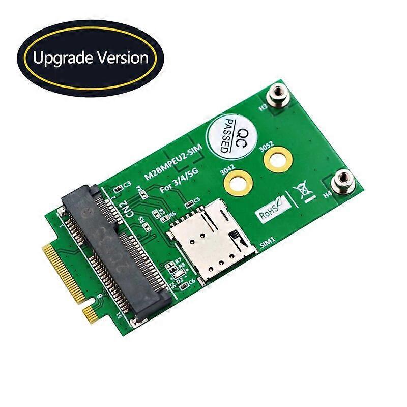 NGFF M.2 Key B to Mini PCIE Adapter Riser Board with NANO SIM Card Slot for 3G/4G/5G GSM LTE Module Mini PCIe Card to Desktop PC