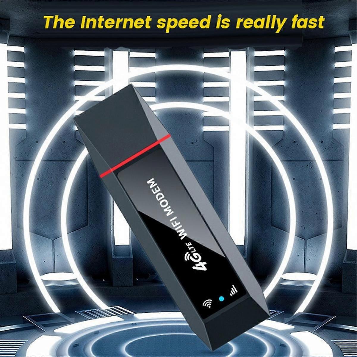 Pocket 4G Wifi-router 4G SIM-kort Modem Pocket LTE Wifi-router USB WIFI ...