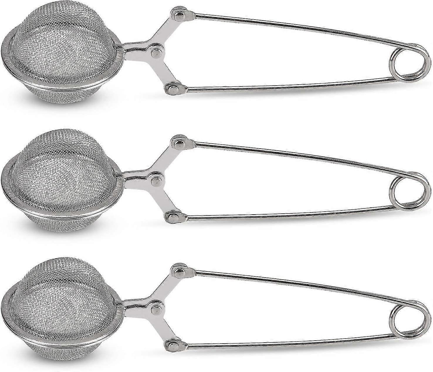 3 Pieces Of Stainless Steel Tea Ball Strainer, Multi-function Tea Strainer