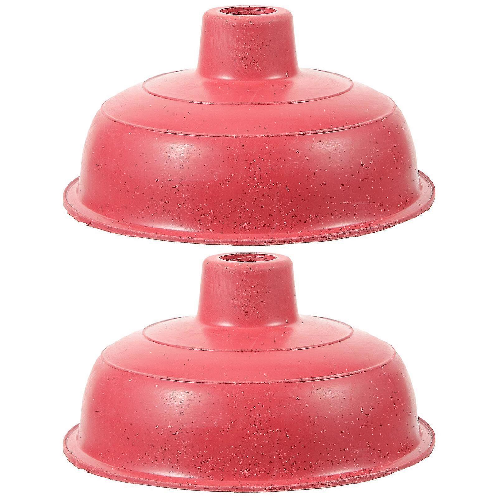 2pcs Rubber Plunger Replacements Replaceable Force Cup Heads Daily Use Force Cup Heads