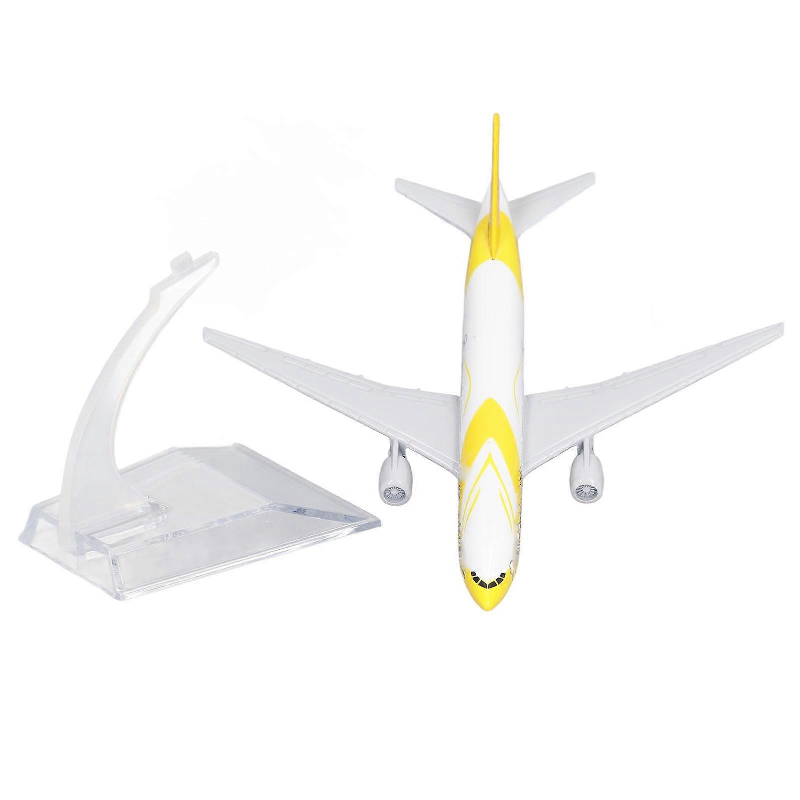 Alloy Plane Decoration Model High Stimulation Airplane Collection Model with Base Holder