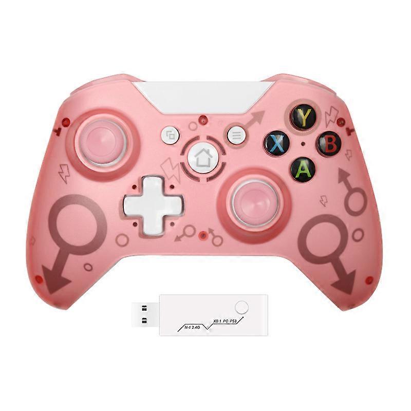 Wireless Controller for Xbox One, No Headset Jack, 2.4GHZ Game Controller Gamepad Compatible with Xbox One S/X PC
