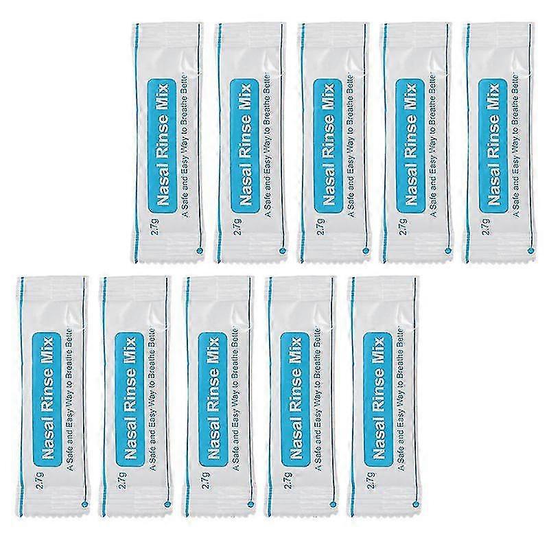 40 Packs Nasal Rinse Mix Instant Nasal Wash Pack Solid Salt Pack Replacement Salt Packet