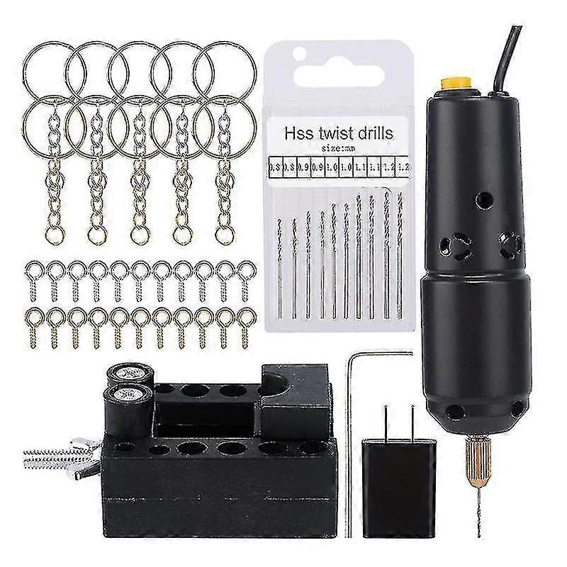 Electric Hand Drill Set For Resin Jewelry Casting, Us Plug