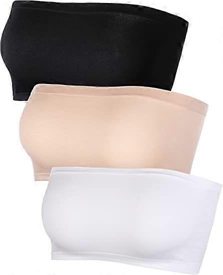Women's Strapless Bra Seamless Tube Top Elast
