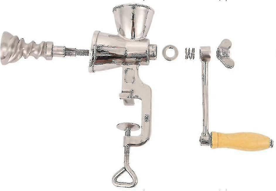 Manual Grain Grinder,table Clamp Design Cereal Corn Mill Powder Machine Home Kitchen Tool Stainless