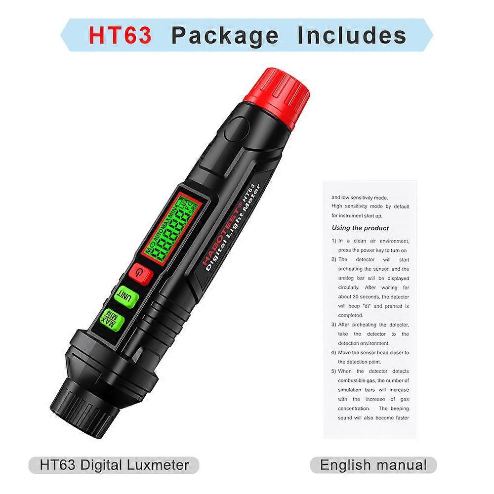 Digital Lux Meter illuminometer LCD Pocket Light Meter Lux/FC Measure Tester Sensor Photometer Environmental Meter