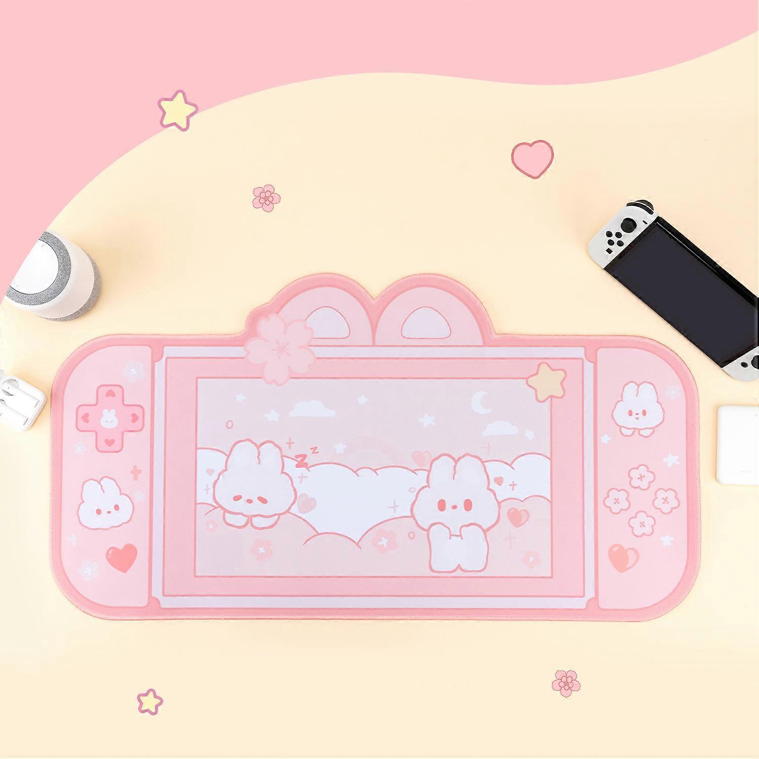 Cute rabbit large mouse pad, 73.5*40cm